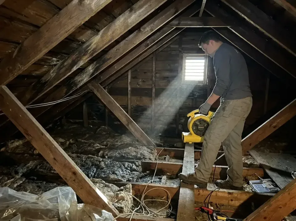 attic-water-damage-drying-proc-007 — frequently asked questions, Emergency Water Extraction & 24/7 Flood Response in Greenda…